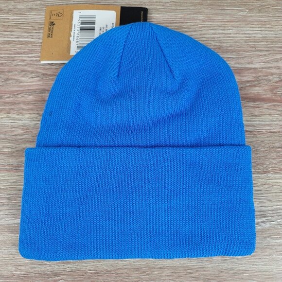 NEW The North Face Big Box Beanie Hat‎ Unisex One Size Blue Knit Winter Cuffed - Picture 2 of 4